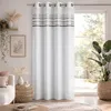 Image de Voilage - GRIMAUD - Taupe - 140x260cm - Polyester -  illets carrés 4cm