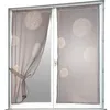 Image de HomeMaison HM698127506245 Vitrage Brodé Ronds Mêlés tamine Taupe 45 x 130 cm