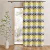 Image de Rideau jacquard tamisant motifs triangles Vert tilleul 140x260 cm