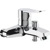 Image de Mitigeur bain douche - GARIS - Nova+ - Laiton chromé - Entraxe 150 mm - Monotrou