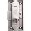 Image de Serrure espagnolette 80x45mm axe 25mm longueur du canon 12mm droite finition fer - DEVISMES - 12383-003-D