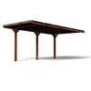 Image de CARPORT BOIS 1 VOITURE ADOSSABLE 156M²