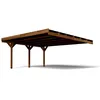 Image de CARPORT BOIS 2 VOITURES ADOSSABLE 309M²
