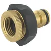 Image de Nez de robinet avec adaptateur - CAP VERT - 20 x 27 / 26 x 34 - Laiton - Compatible raccords automatiques
