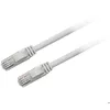 Image de Câble réseau - TEXTORM - RJ45 CAT 6 UTP - 10 m - Blanc - Brins cuivre AWG 24/7