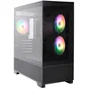 Image de Boîtier PC - Fox Spirit - AG1 - Noir - Élégant - Performant - Design optimal
