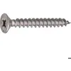 Image de Vis agglo - Acton - Tête fraisée - PZ - Inox A2 - 4 x 50 mm - Boîte de 200
