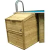 Image de Coffre de filtration en bois pin sylvestre pour piscine H 119 m - SUNBAY