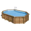 Image de Piscine bois Avocado 656 x 456 x 127 m - Gré