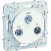 Image de SCHNEIDER ELECTRIC Prise TV / SAT / FM Odace blanc