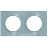 Image de SCHNEIDER ELECTRIC Plaque de finition 2 postes Odace Styl aluminium
