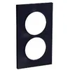 Image de plaque schneider electric odace styl - 2 postes - anthracite - entraxe 57 mm