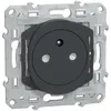 Image de Prise affleurante 2P+T 16A bornes auto - anthracite - Ovalis - Schneider