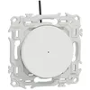 Image de Interrupteur Va-et-vient - Schneider - Odace - Lumineux - Blanc Mat - LED Verte