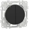 Image de Interrupteur - SCHNEIDER - Odace - Noir - Multifonctionnel - 10AX 250V CA
