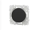 Image de Interrupteur va-et-vient / poussoir Schneider Odace Noir Onyx 10A S940204