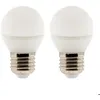 Image de Lot de 2 ampoules LED sphériques 52W E27 470lm 2700K - Zenitech
