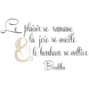 Image de Stickers Muraux Zen Citation Bouddha