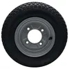 Image de Roue complète remorque 8 350x8   4 trous 115 mm jante acier