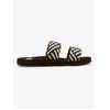 Image de Tongs Roxy pour femme - Negro-bkw - Marron - Synthétique - Adulte