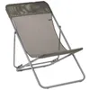 Image de Chaise longue LAFUMA Maxi Transat - Graphite - Dimensions généreuses - Facile dentretien