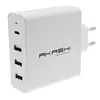 Image de Akashi Chargeur Secteur 60W 6A USB-C + 3x USB-A