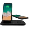 Image de Chargeur sans fil - AKASHI - ALTDOCK4IN1 - Design noir - Charge rapide 10W - Compatible GSM