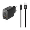 Image de Akashi Chargeur Secteur 20W USB-A Quick Charge 3.0 + Câble USB-C