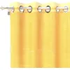 Image de Voilage à oeillets 135x250 cm ALIX jaune radieux par Soleil docre