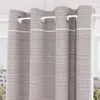 Image de Rideau à oeillets en coton recyclé 135x250 cm PIERRE gris par Soleil dOcre