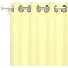 Image de Rideau uni à oeillets infroissable 135X180 cm ALIX vert citron par Soleil docre