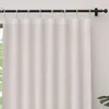 Image de Voile à nouettes en coton 135x250 cm PANAMA blanc par Soleil dOcre