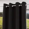 Image de Rideau à oeillets Isolant et 100% Occultant 135x300 cm ECLIPSE noir par Soleil docre