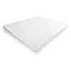 Image de Drap plat en polycoton 180x290 cm PERCALE blanc par Soleil docre