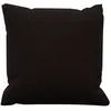 Image de Coussin en coton 40x40 cm PANAMA noir par Soleil dOcre