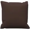 Image de Coussin en coton 40x40 cm PANAMA brun par Soleil dOcre