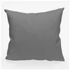 Image de Coussin en coton 40x40 cm PANAMA gris par Soleil dOcre