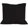 Image de Taie doreiller en coton 57 fils 63x63 cm UNI noir par Soleil docre
