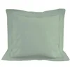 Image de Taie doreiller en coton 57 fils 63x63 cm UNI vert deau par Soleil docre