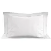 Image de Taie doreiller en coton 57 fils 50x70 cm UNI blanc par Soleil docre