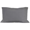 Image de Taie doreiller en coton 57 fils 50x70 cm UNI gris par Soleil docre
