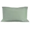 Image de Taie doreiller en coton 57 fils 50x70 cm UNI vert deau par Soleil docre