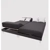 Image de Drap housse TPR en coton 57 fils 2x70x190 cm UNI noir par Soleil dOcre