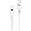 Image de Câble téléphone portable Wefix Cable USB-C vers USB-C 60W 2m Blanc