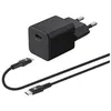 Image de Chargeur pour téléphone mobile Wefix Chargeur secteur 20W + Cable USB-C 1m Noir
