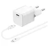 Image de WeFix Chargeur secteur USB-C 20W PD + câble Lightning 1m blanc - Charge rapide iPhone/iPad
