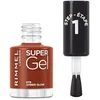 Image de Rimmel Vernis à Ongles Super Gel 075 Amber glow Vernis Gel Résultat Professionnel Longue Tenue Sèche comme un Vernis