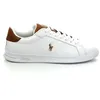 Image de Basket homme POLO RALPH LAUREN Héritage Court 2 - Marron - Cuir - Lacets