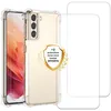 Image de Coque antichoc compatible Galaxy S24 Plus Transparente + 2 protections écran - EVETANE