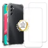 Image de Coque antichoc compatible Galaxy A14 Transparente + 2 protections écran - EVETANE